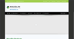 Desktop Screenshot of maudlinproducts.com